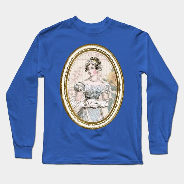 Jane Austen Long Sleeve T-Shirt by White B Gifts